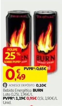Auchan Bebida Energética BURN promoção