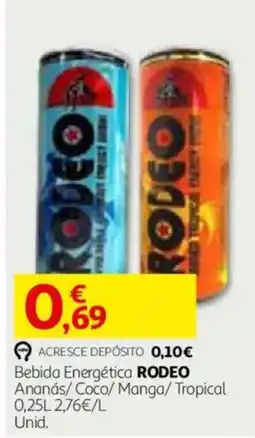 Auchan Bebida Energética Rodeo promoção