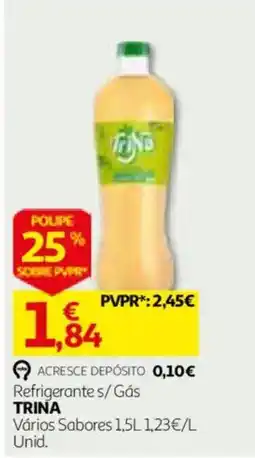Auchan Refrigerante s/ Gás TRINA promoção