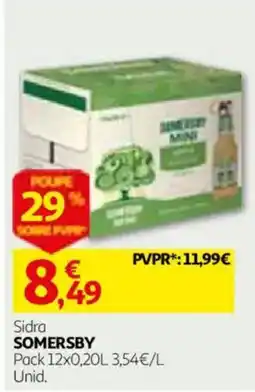 Auchan Sidra somersby promoção
