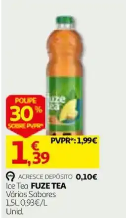 Auchan Ice Tea FUZE TEA Vários Sabores promoção