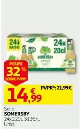 Auchan Sidra Somersby promoção