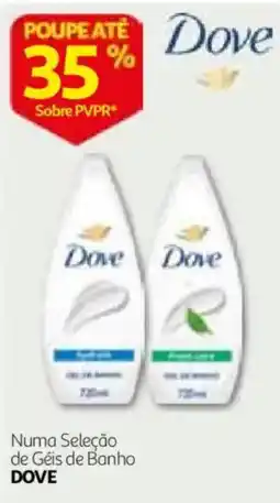 Auchan Géis de Banho Dove promoção