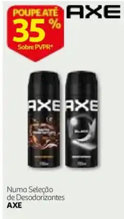 Auchan axe numa seleção de desodorizantes axe promoção