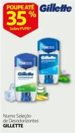 Auchan Numa Seleção de Desodorizantes Gillette promoção