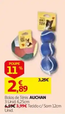 Auchan Bolas de Ténis Auchan promoção