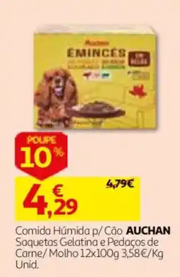 Auchan Comida Húmida p/ Cão AUCHAN promoção