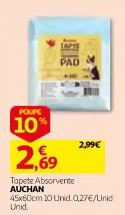 Auchan Tapete absorvente auchan promoção