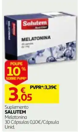 Auchan Salutem melatonina promoção