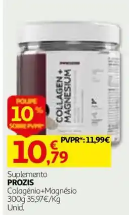 Auchan Suplemento Prozis Colagénio+Magnésio promoção