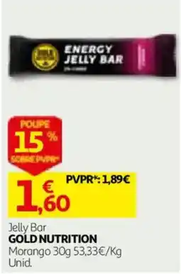 Auchan Jelly Bar Gold Nutrition promoção