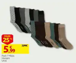 Auchan Pack 7 Meias Homem Unid. promoção