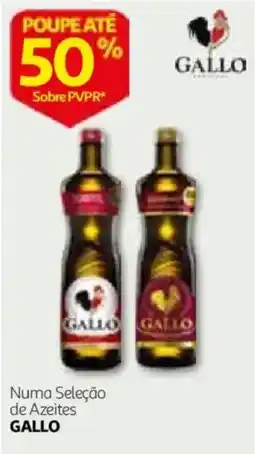 Auchan Numa Seleção de Azeites Gallo promoção