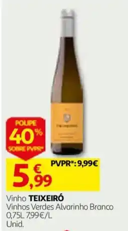 Auchan Vinho teixeiró promoção