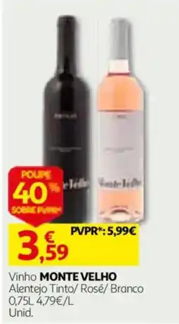 Auchan Vinho Monte Velho promoção