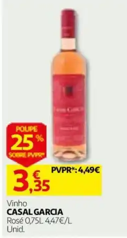 Auchan vinho casal garcia promoção