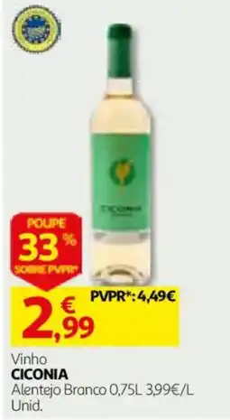 Auchan Vinho Ciconia promoção