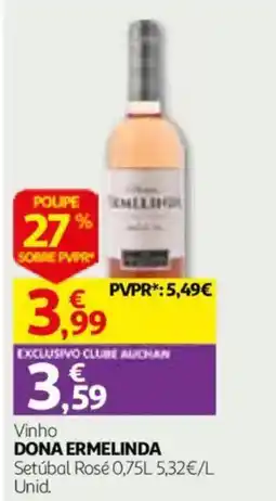 Auchan Vinho Dona Ermelinda promoção