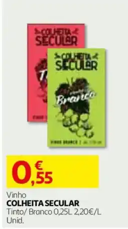 Auchan Vinho colheita secular promoção