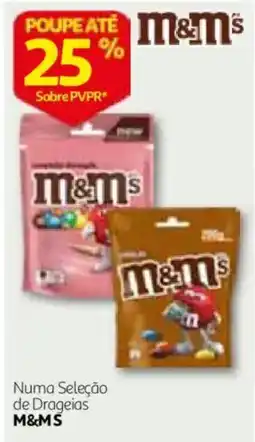Auchan Numa Seleção de Drageias M&M'S promoção