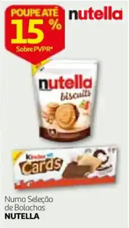 Auchan nutella biscuits promoção