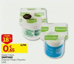 Auchan Queijo Fresco Santiago promoção