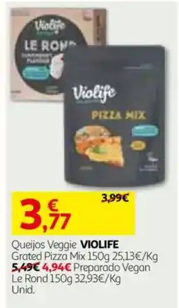 Auchan Queijos Veggie violife promoção