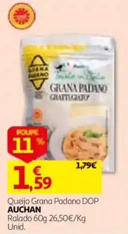 Auchan Queijo Grana Padano DOP Auchan promoção