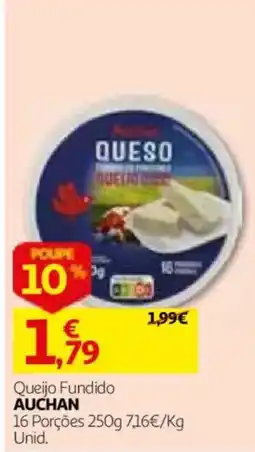 Auchan Queijo Fundido Auchan promoção