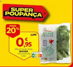 Auchan Alface Frisada Verde Auchan promoção