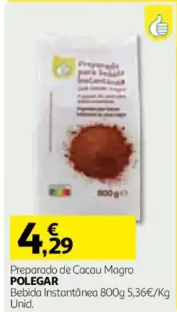 Auchan Preparado de Cacau Magro Polegar promoção