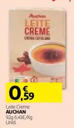 Auchan Leite Creme Auchan promoção