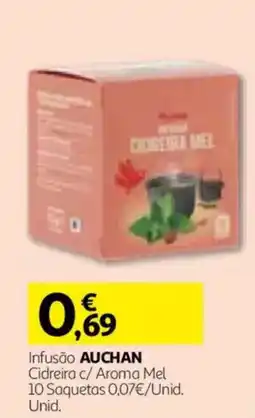 Auchan Infusão auchan cidreira c/ aroma mel promoção