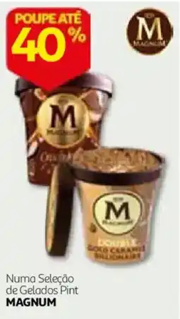 Auchan Numa Seleção de Gelados Pint Magnum promoção