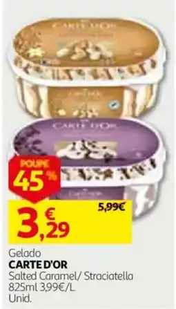 Auchan Gelado carte d'or promoção