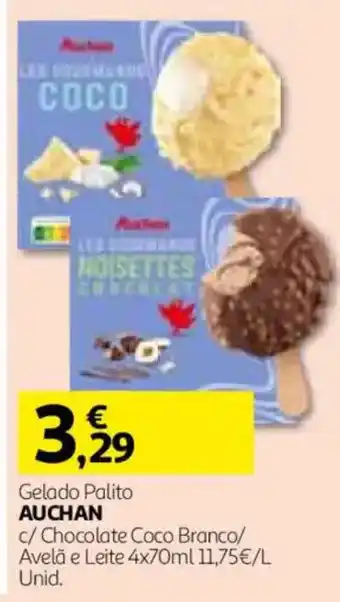 Auchan Gelado Palito Auchan promoção