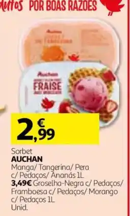 Auchan Sorbet auchan promoção