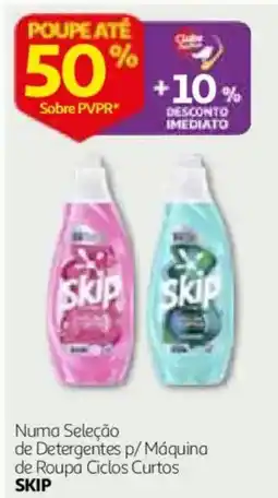 Auchan Numa Seleção de Detergentes p/ Máquina de Roupa Ciclos Curtos SKIP promoção