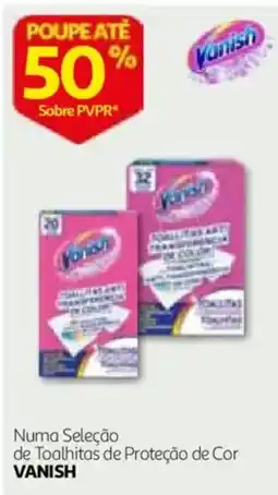 Auchan Numa Seleção de Toalhitas de Proteção de Cor Vanish promoção