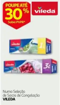 Auchan sacos de congelação vileda promoção