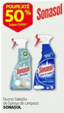 Auchan Sprays de Limpeza Sonasol promoção