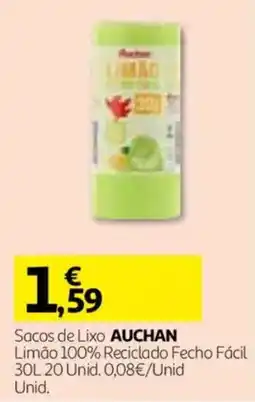 Auchan Sacos de lixo auchan promoção