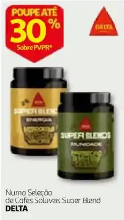 Auchan Numa Seleção de Cafés Solúveis Super Blend Delta promoção