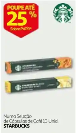 Auchan Cápsulas de Café Starbucks promoção
