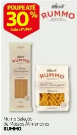 Auchan Numa Seleção de Massas Alimentares Rummo promoção