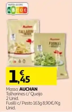 Auchan Massa auchan talharines C/ queijo promoção