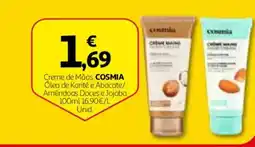 Auchan creme de mãos cosmia promoção