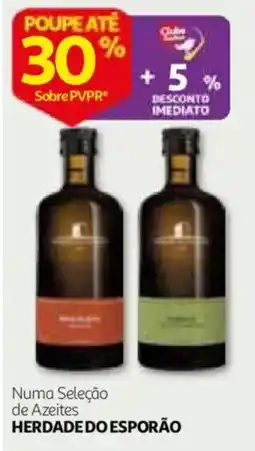 Auchan Numa Seleção de Azeites Herdade do Esporão promoção