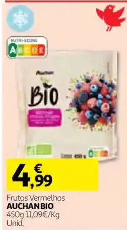 Auchan Frutos Vermelhos Auchanbio promoção