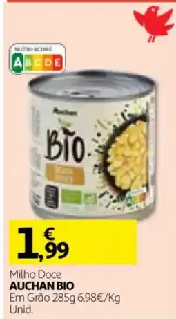 Auchan Milho doce auchan bio promoção